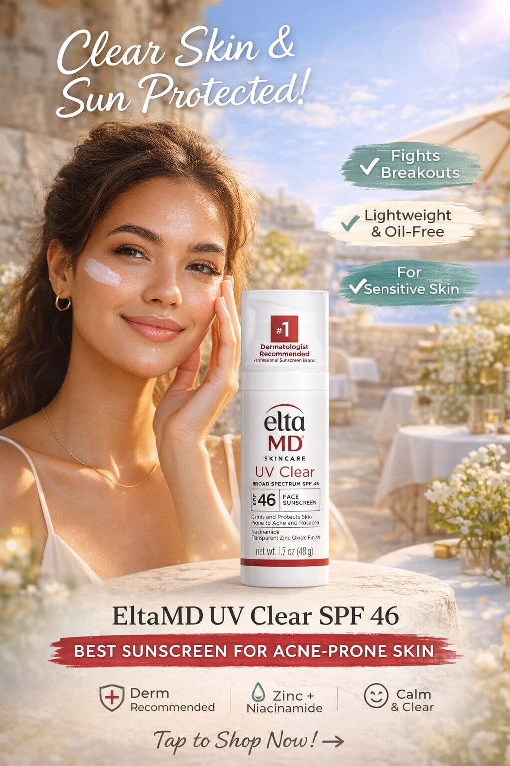 EltaMD UV Clear Face Sunscreen SPF 46 — Amazon 2026