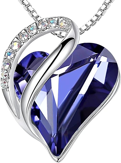 Leafael Infinity Love Heart Necklace Swarovski Crystal — Amazon 2026