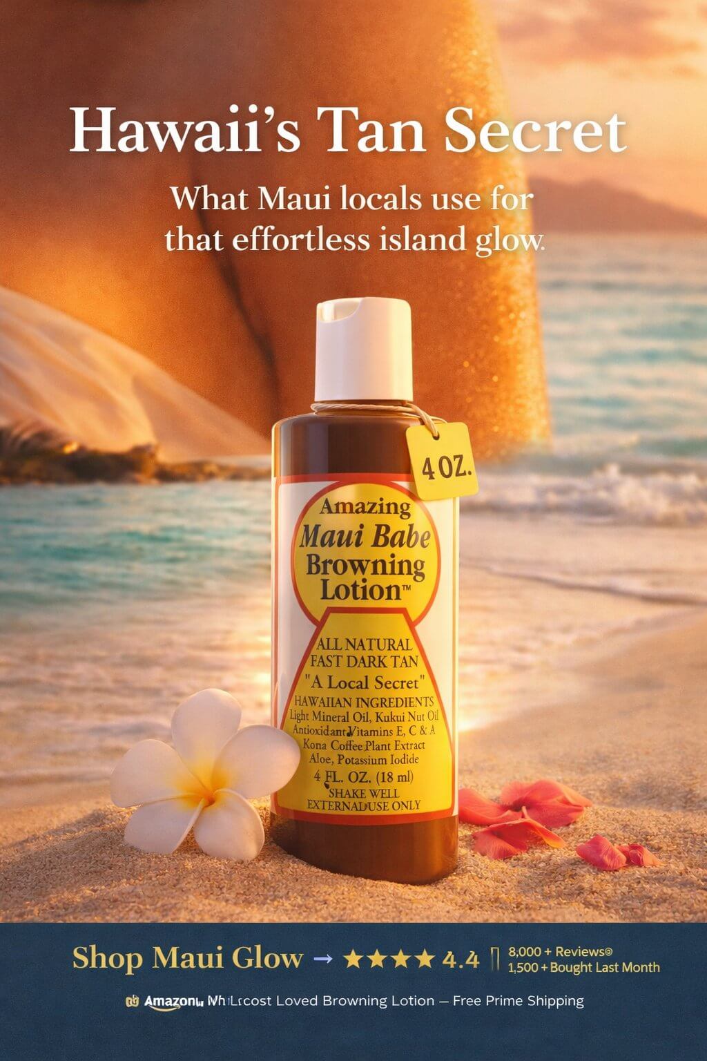 Maui Babe Browning Lotion — Amazon 2026