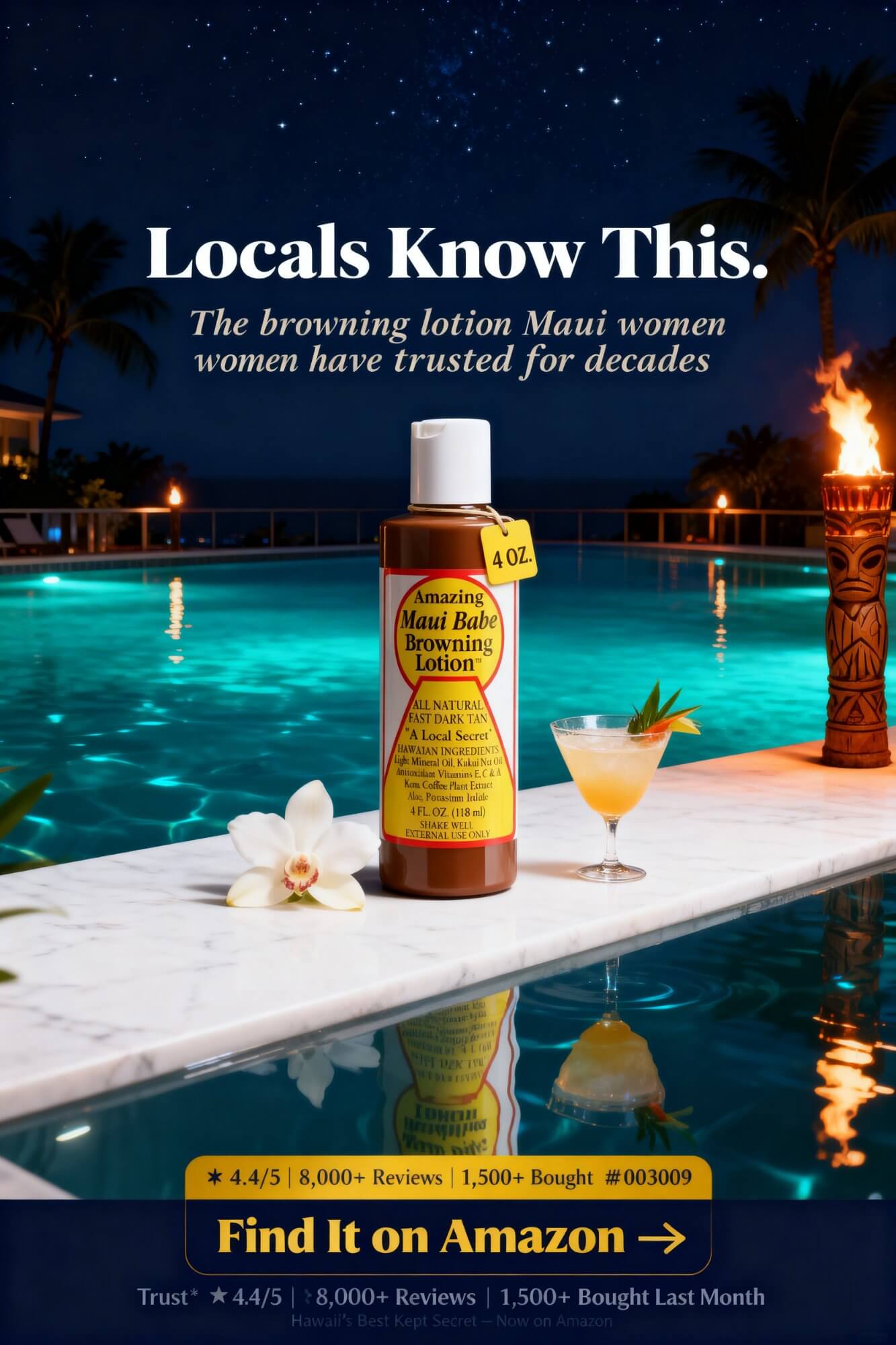 Maui Babe Browning Lotion — Amazon 2026
