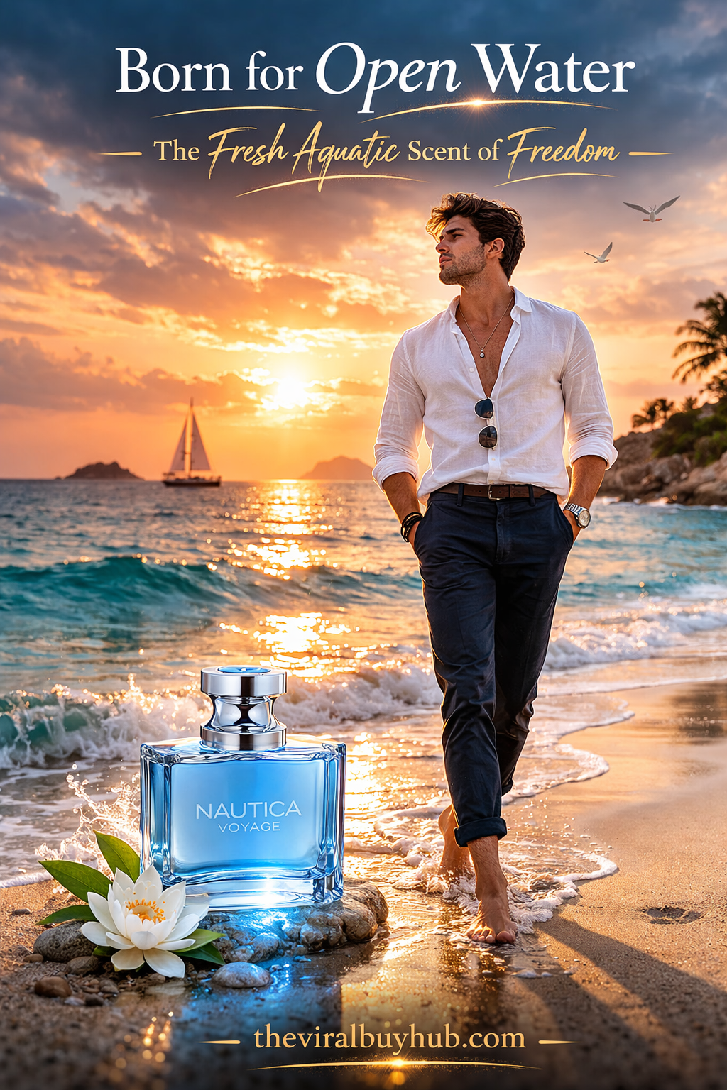 Nautica Voyage Eau de Toilette Men Cologne