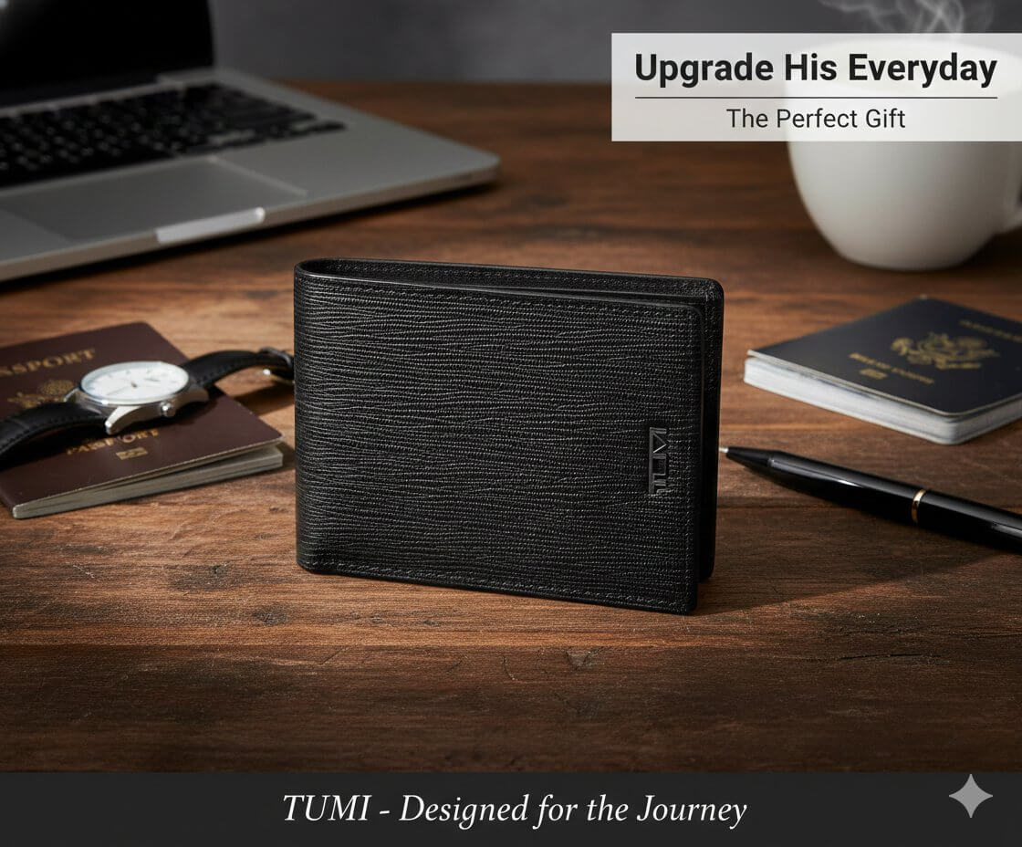 TUMI Premium Billfold Wallet RFID Gift for Him — Amazon 2026